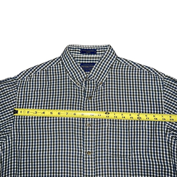 Pendleton Oxford Cloth Shirt Men’s Checkered Button Down Dress Shirt Size Large - Picture 5 of 16